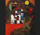 Paul Klee Canvas Paintings - Villa R